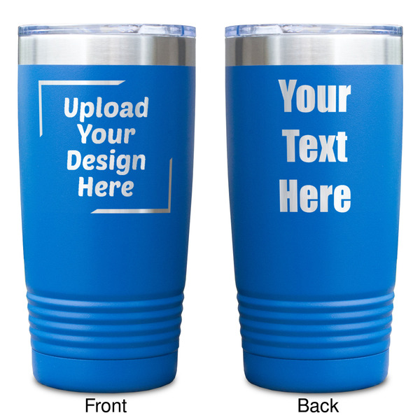 Upload Your Own Blue Polar Camel Tumbler - 20oz - Double Sided - Approval