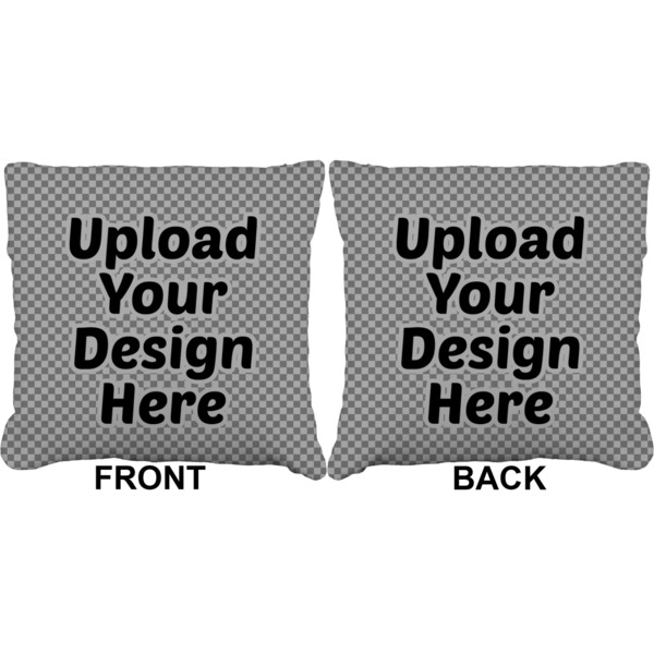 Upload Your Own Burlap Pillow Approval