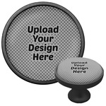 Cabinet Knob - Black (Upload Your Own)