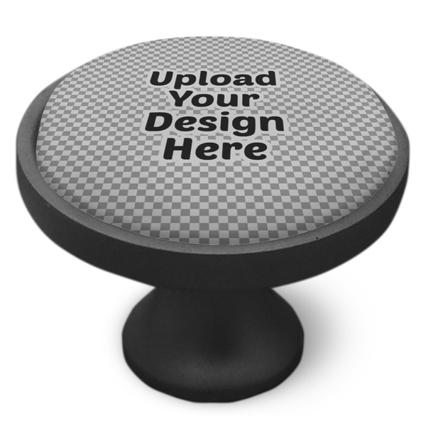 Upload Your Own Cabinet Knob - Black - Side