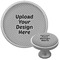 Cabinet Knob - Silver (Upload Your Own)