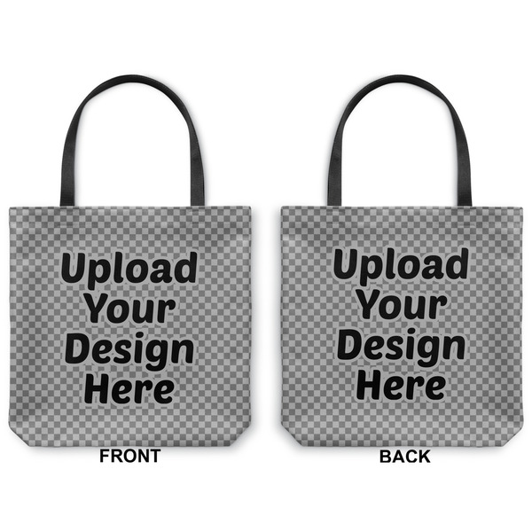 Upload Your Own Canvas Tote - Front and Back