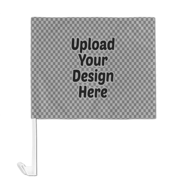 Upload Your Own Car Flag - Large - FRONT