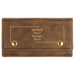 Cards & Dice Set - Rustic Brown (Upload Your Own)