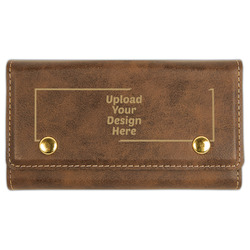 Cards & Dice Set - Rustic Brown (Upload Your Own)