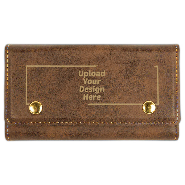 Custom Cards & Dice Set - Rustic Brown (Upload Your Own)