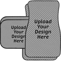 Car Floor Mats Set - 2 Front & 2 Back (Upload Your Own)