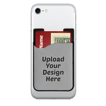 2-in-1 Cell Phone Credit Card Holder & Screen Cleaner (Upload Your Own)