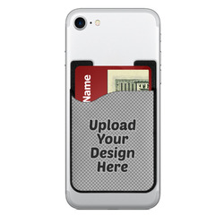 2-in-1 Cell Phone Credit Card Holder & Screen Cleaner (Upload Your Own)