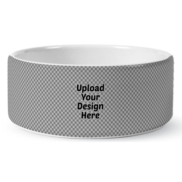Custom Ceramic Dog Bowl (Upload Your Own)
