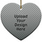 Heart Ceramic Ornament (Upload Your Own)