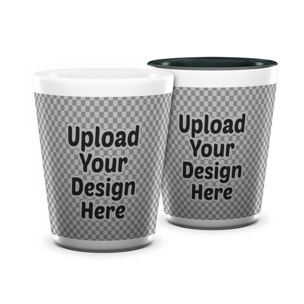 Custom Ceramic Shot Glass - 1.5 oz (Upload Your Own)