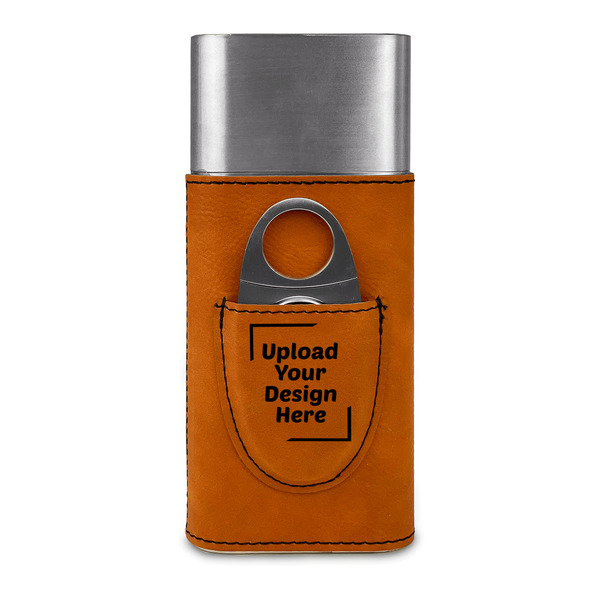 Upload Your Own Cigar Case with Cutter - FRONT