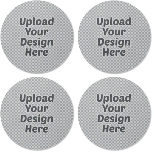 Upload Your Own Coaster Round Rubber Back - Apvl
