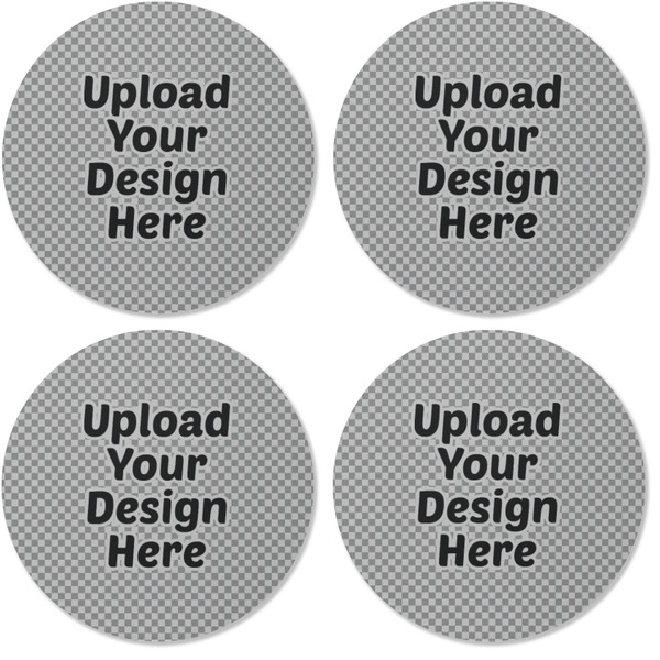 Upload Your Own Coaster Round Rubber Back - Apvl