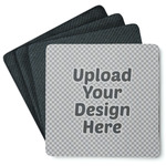 Square Rubber Backed Coasters - Set of 4 (Upload Your Own)