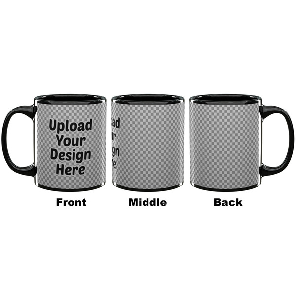 Upload Your Own Coffee Mug - 11 oz - Black APPROVAL