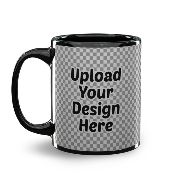 Upload Your Own Coffee Mug - 11 oz - Black