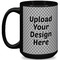 15 oz Coffee Mug - Black (Upload Your Own)
