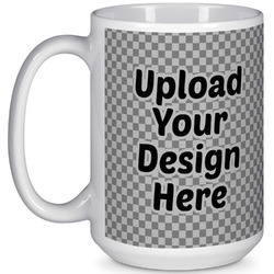 15 oz Coffee Mug - White (Upload Your Own)
