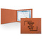 Leatherette Certificate Holder - Front Only (Upload Your Own)