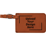 Leatherette Luggage Tag (Upload Your Own)