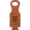 Leatherette Wine Tote (Upload Your Own)