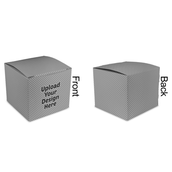 Upload Your Own Cube Favor Gift Box - Approval