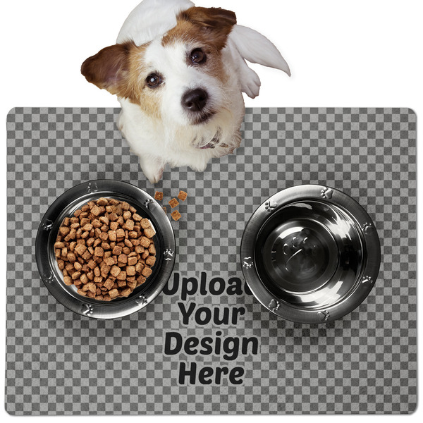 Upload Your Own Dog Food Mat - Medium LIFESTYLE