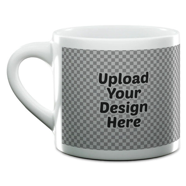 Upload Your Own Double Shot Espresso Cup - Single Front