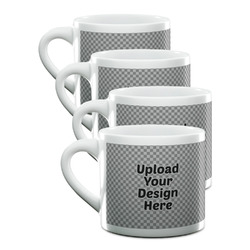 Double Shot Espresso Cups - Set of 4 (Upload Your Own)