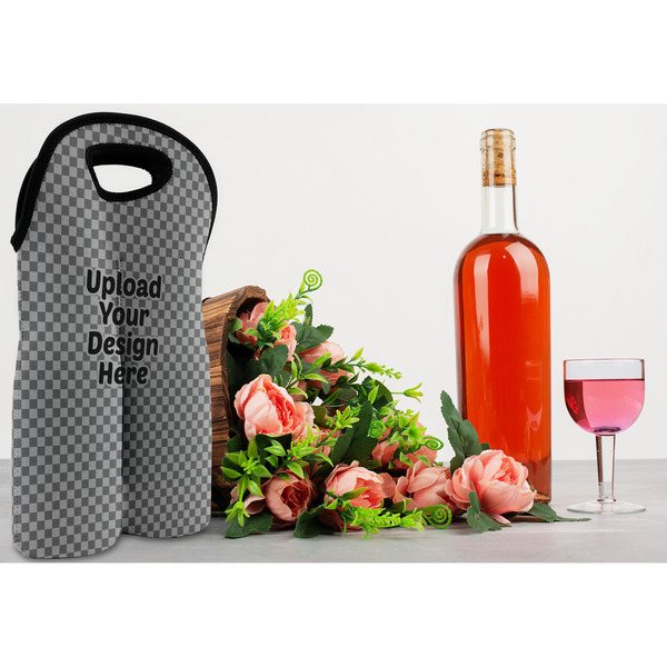 Upload Your Own Double Wine Tote - In Context