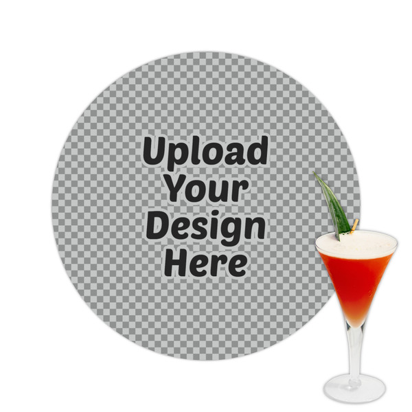 Custom Printed Drink Topper - 2.5" (Upload Your Own)