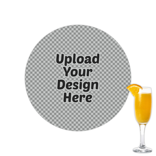 Custom Printed Drink Topper - 2.15" (Upload Your Own)