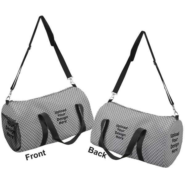 Upload Your Own Duffle bag large front and back sides
