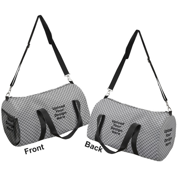 Upload Your Own Duffle bag small front and back sides