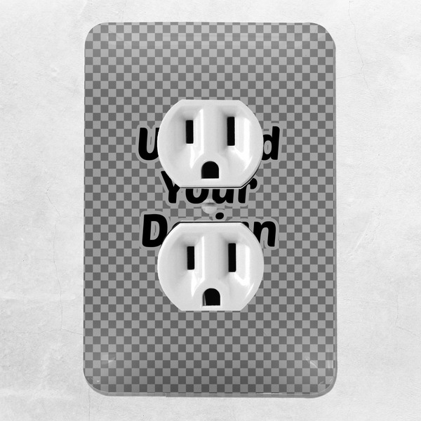 Upload Your Own Electric Outlet Plate - Lifestyle