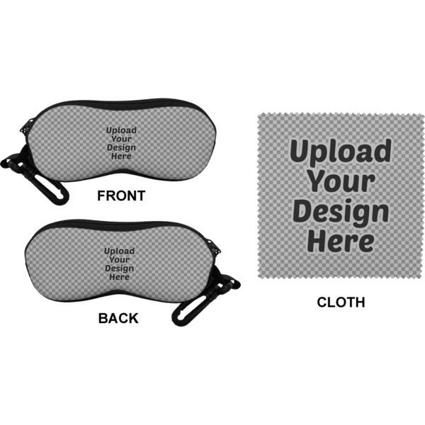 Upload Your Own Eyeglass Case & Cloth (Approval)