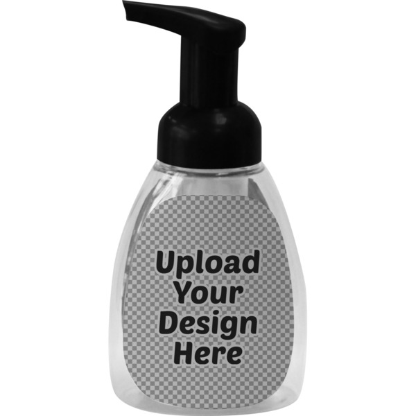 Upload Your Own Foam Soap Bottle - Black - Front