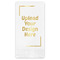 Guest Napkins - Foil Stamped (Upload Your Own)