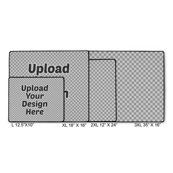 Upload Your Own Gaming Mats - Size Chart