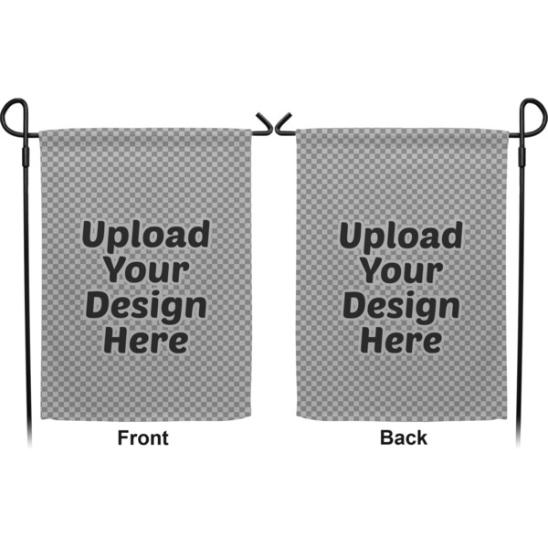 Upload Your Own Garden Flag - Double Sided Front and Back