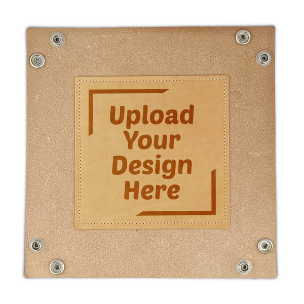 Upload Your Own Genuine Leather Valet Trays - FRONT (flat)