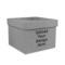 Gift Box with Lid - Canvas Wrapped - Large (Upload Your Own)