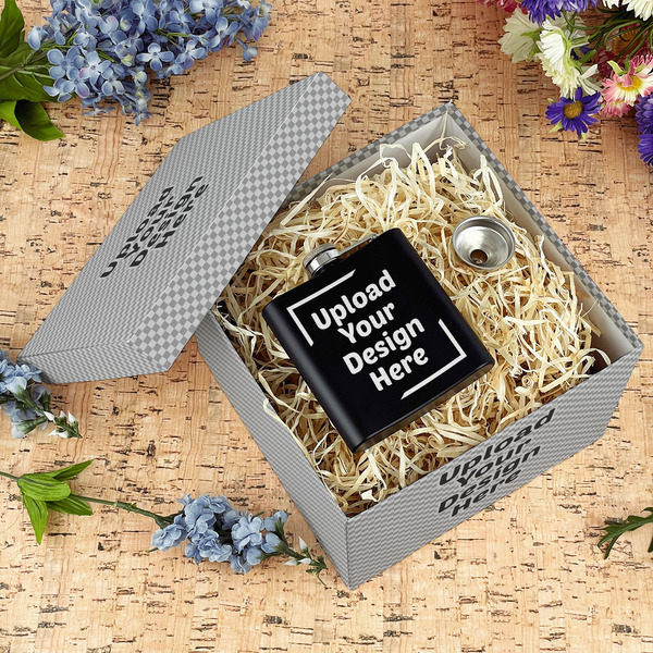 Upload Your Own Gift Boxes with Lid - Canvas Wrapped - Large - In Context