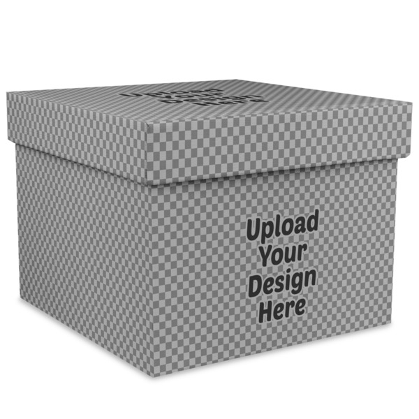 Custom Gift Box with Lid - Canvas Wrapped - XX-Large (Upload Your Own)