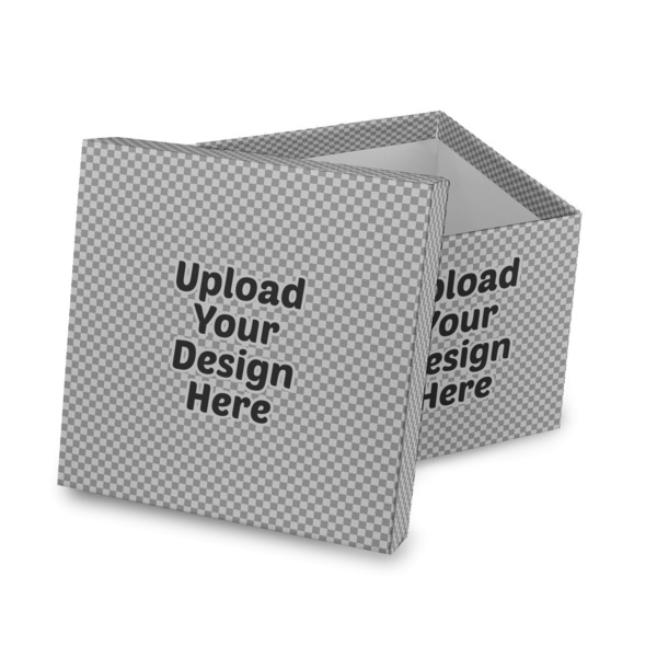 Custom Gift Box with Lid - Canvas Wrapped (Upload Your Own)