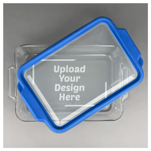Upload Your Own Glass Baking Dish - 13"x9" - Dish w/ Lid