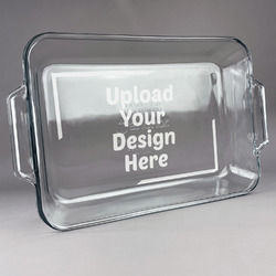 Glass Baking and Cake Dish (Upload Your Own)