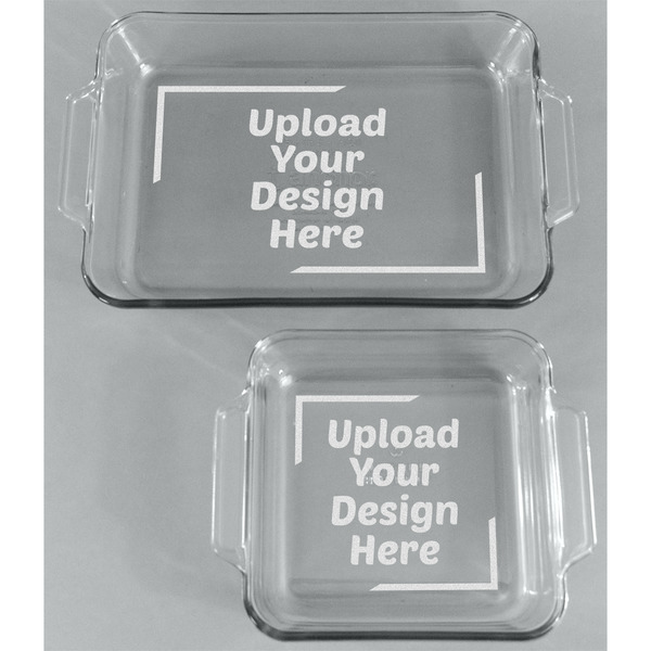 Upload Your Own Glass Baking Dish Set - Front